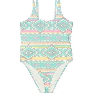 Chubbies Pastel Aztec Print One Piece Swimsuit